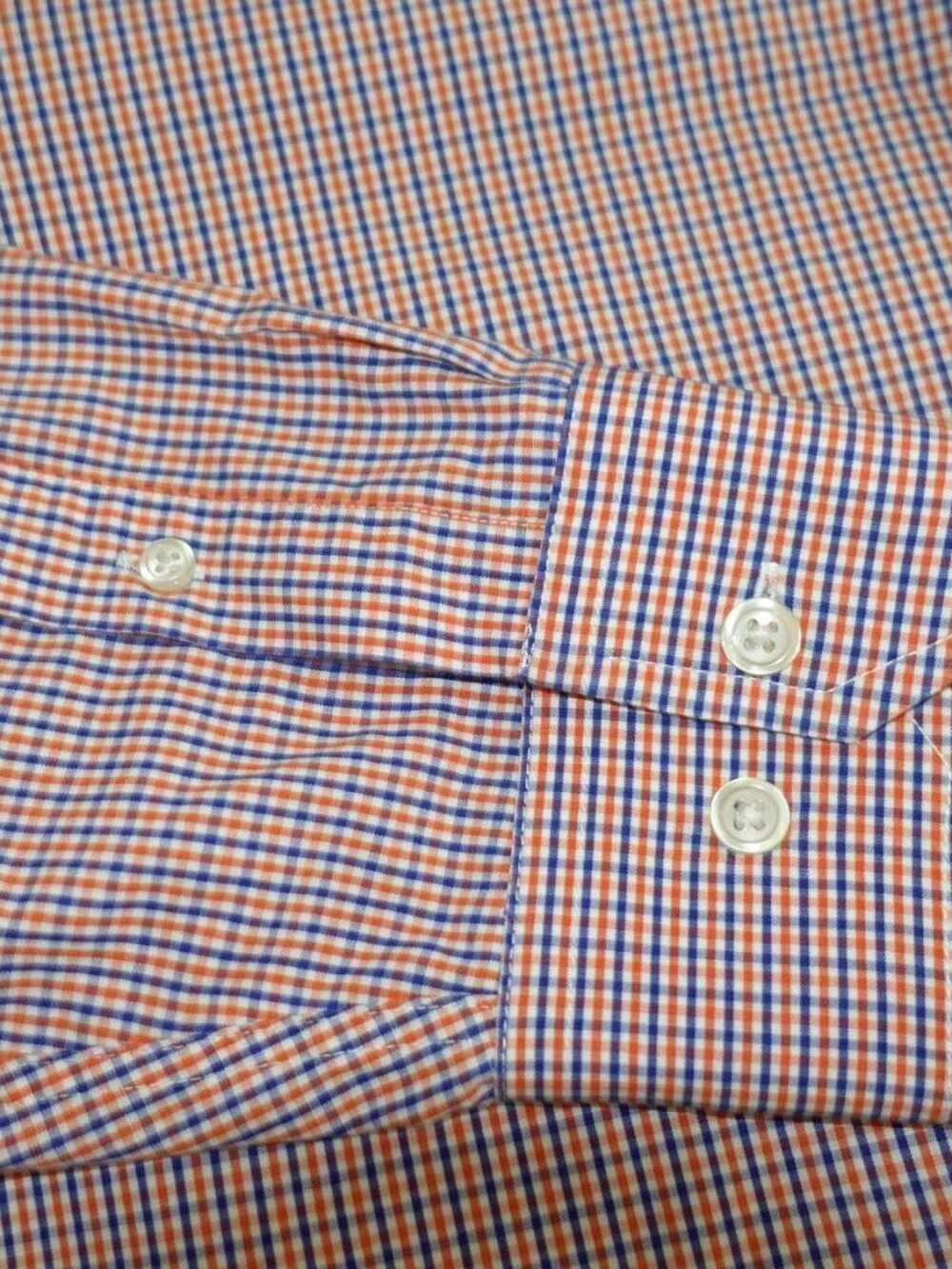 Banana Republic Men's Non Iron Classic Fit Dress Shirt Large 16 - 16.5 Check